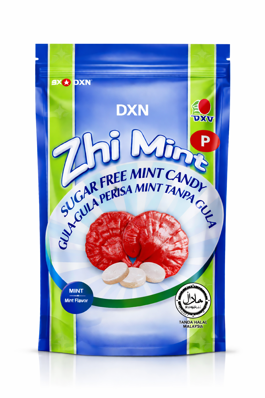 Un sachet de Zhi Mint Plus (bonbon)