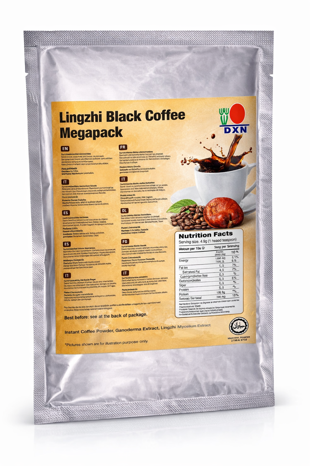 FB077    LINGZHI BLACK COFFEE MEGAPACK